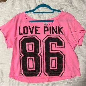 PINK Crop Top
